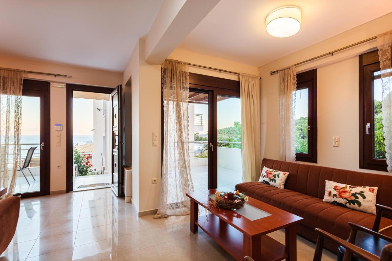 Seaside Getaway - Aelia Villa'S Dreamy Paradise Petalídhion المظهر الخارجي الصورة