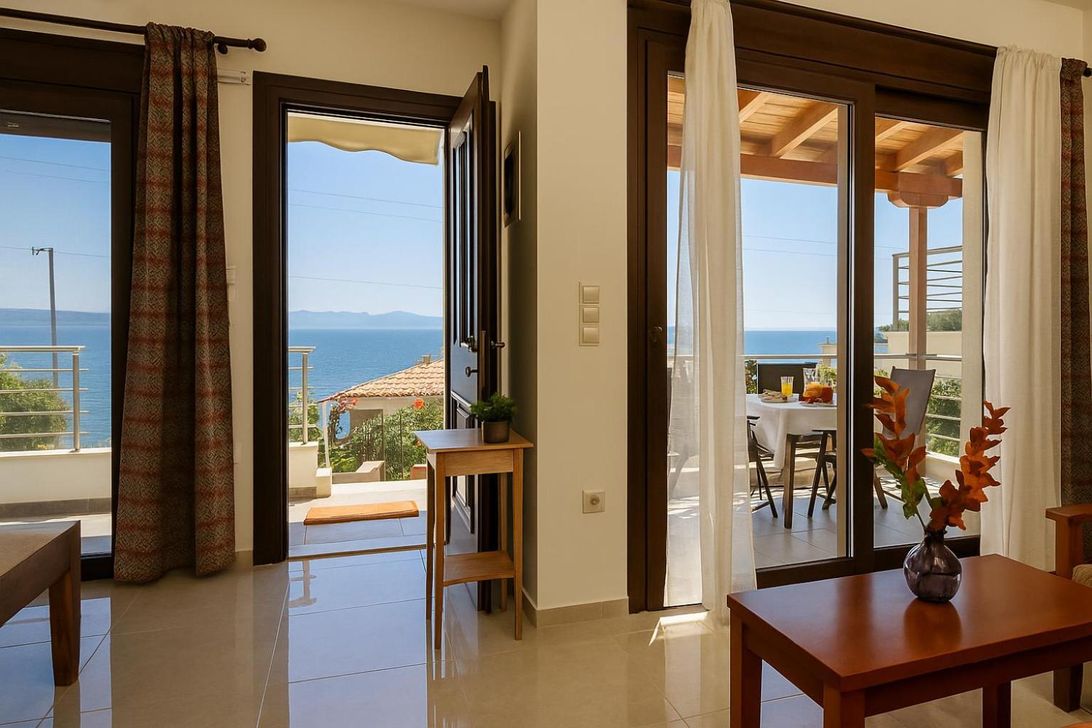 Seaside Getaway - Aelia Villa'S Dreamy Paradise Petalídhion المظهر الخارجي الصورة